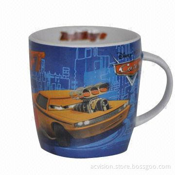 Porcelain Color Change Mug, Measures 8x9.5cm